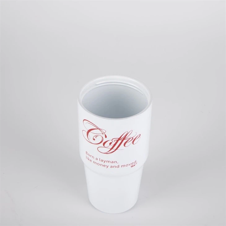 Stainless Steel Coffee Cup With Ceramic Inside Coffee Mug With Handle